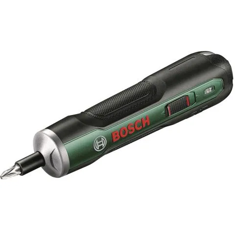Billig Pushdrive Bosch DIY Miniskruvdragare med batteri och laddare